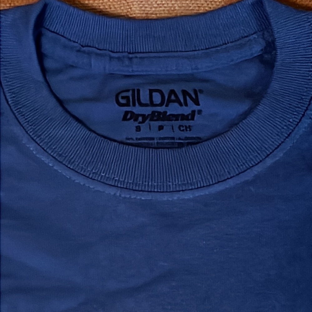 NWOT Blue “I Pooped Today!” tee, S - Picture 4 of 6